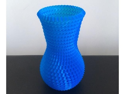 vaso modo impossível fica sujo recipientes flor espiral espiralizado impressão vasos 3d print model - Mito3D
