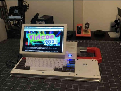 m3tal cyberdeck blastosupreme Gadgets cafe cyberpunk 2020 2077 deck diy keyboard handwired mechanical portable raspberry pi 4 3d print model - Mito3D