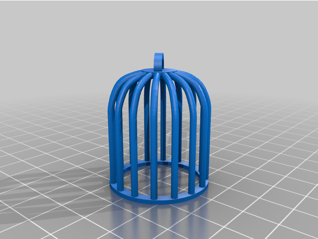 heart cage earrings rephrased Earrings birdcage cool cute earring gift valentines day 3D print model - Mito3D