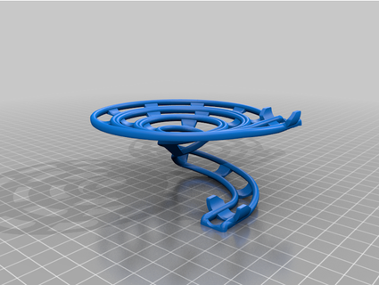 Wandschienen Spiral tylerecouture Ingenieurwesen 3d print model - Mito3D