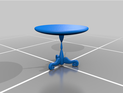 tabela modelo Antiguidade nate sycro27 casa 3dprintable liquidificador 3d jantar jogos cozinha jogando render tampo mesa 3d print model - Mito3D
