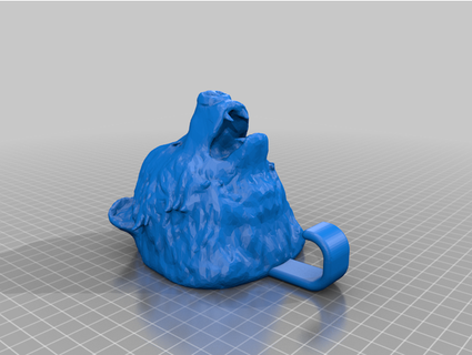 bear head hook dclaze 3D Printing 3d print model - Mito3D