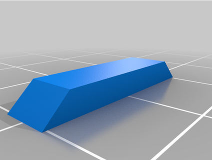 picatinny rotaia riempitivo domo disegni oggetti scena blaster 3d print model - Mito3D