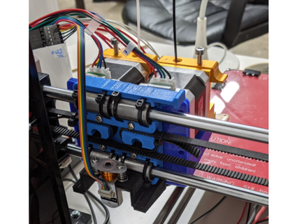 3dtouch binmek Reprapguru Prusa i3 klon çift taşıma yarın 3D yazıcı parçalar 3d print model - Mito3D