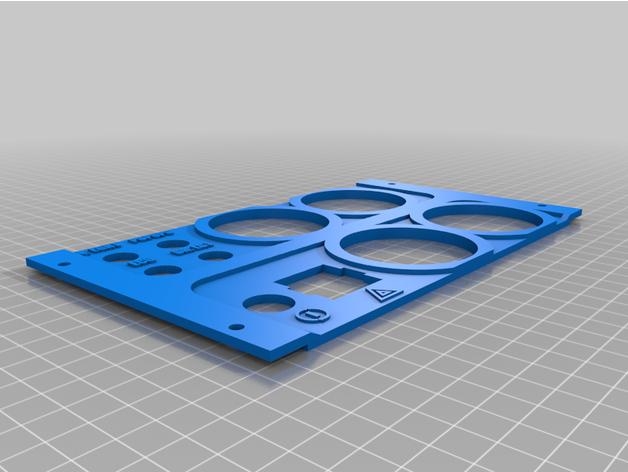 radio panel fc rx7 jafa engineering Automotive 3D print model - Mito3D