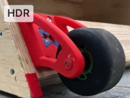 ruota rotelle skateboard mtb 3d sport all'aperto 3dprint 3dprintable caster facile wheel casters 3d print model - Mito3D