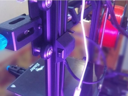 switch case structural profile 40x fattum 3D Printer Accessories 40x40 creality ender 3 pro led light power 3d print model - Mito3D