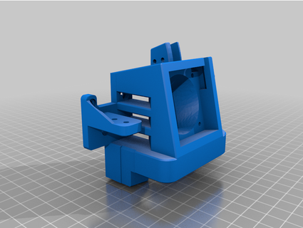 satsana duto remixar ender 3v2 integrado bltouch monte 4010 + 5015 fãs 6rom7 3D impressora partes 3d print model - Mito3D