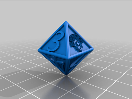 dice tabletopdungeoneers Dice 3dprintable tabletop gaming 3d print model - Mito3D