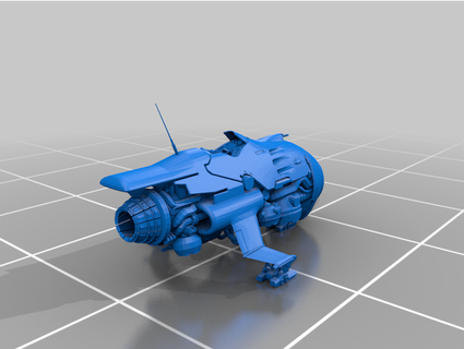 Zukunft Roller jimjimjimmyjim Spielzeuge Spiele Jetbike scifi 3d print model - Mito3D
