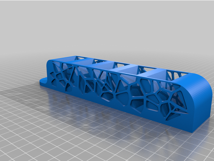 plegable regla soporte montaje pared extremidades puñalada wandhalterung 5 tema picaduras organización 3d print model - Mito3D