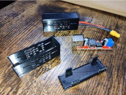 usb buck converter case zolt 3D Printer Accessories electronics step box module 3d print model - Mito3D