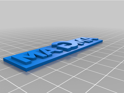 Logo Magma Drucker gcyr3278 3D Drucker 3do Magma Logo 3d print model - Mito3D