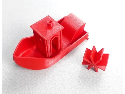 caucho banda mini barco ravi3d juguetes juegos juguete 3d print model - Mito3D