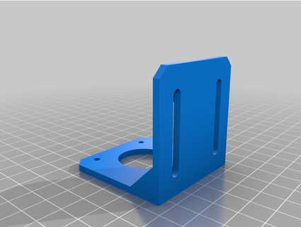 nema 17 stepper motor bracket case v-profiles universal leondl 3D Printing aluminium profile nema17 3d print model - Mito3D