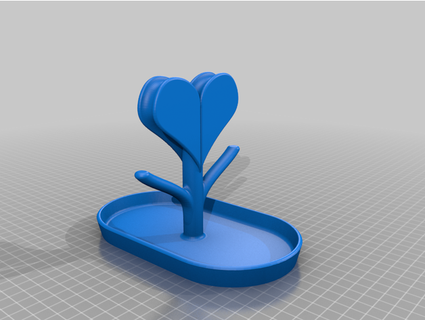 ring holder jdekar 3D Printing jewelry 3d print model - Mito3D