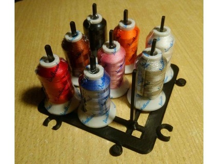modular sewing spool holder 38mm bauschlumpf Machine Tools 3d print model - Mito3D