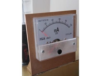 meter bracket kk4jc Electronics amateur radio ham mount 3d print model - Mito3D