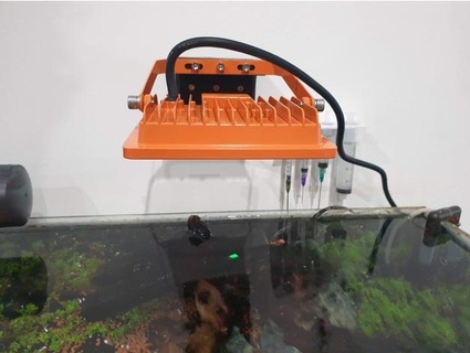acuario LED Luz inundación pared montar hamdhan777 mascotas 25w pez ligero fuerte tanque 3d print model - Mito3D