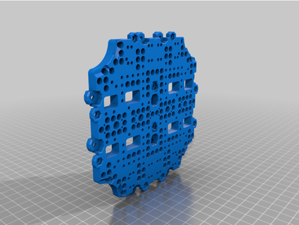 verschmolzen Waffel Platten brillant Glut 3D Drucken Turtlebot turtlebot3 Waffelplatte 3d print model - Mito3D
