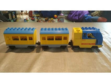 Lego duplo entrenar coche vehiculo techo aburrido juguetes juegos vagón 3d print model - Mito3D
