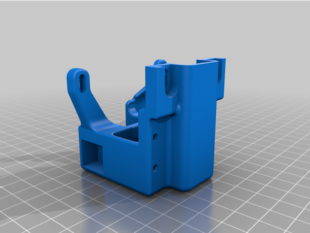 sapphire pro bmg + volcano mount - ruthex inserts remix dszgarage 3D Printer Parts trees twotrees 3D print model - Mito3D