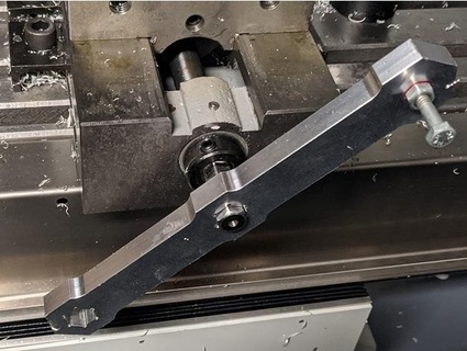 tormach 5 vice speed handle slicingblade Machine Tools vise 100mx 770mx 3d print model - Mito3D