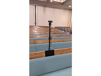 church pew camera mount eleonard424 Camera webcam 3d print model - Mito3D