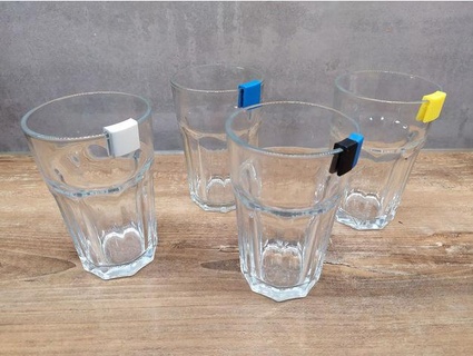 Marker Trinken Brille asderknaster Küche Essen Glas Ikea Etikett Wasser 3d print model - Mito3D