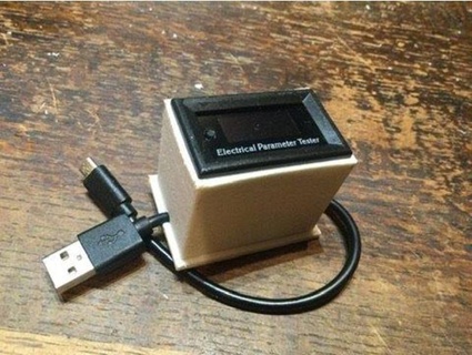 USB elektrisch Parameter Prüfer Volt Ampere Leistung Watt flüssig Elektronik Box Himbeere pi Pico Kabel Ladegerät 3d print model - Mito3D