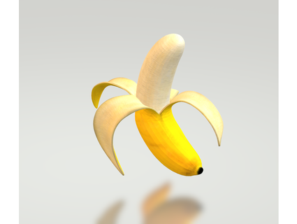 peeled banana koenl Food & Drink 3d print model - Mito3D