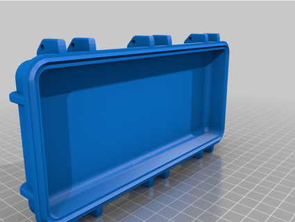 slim frog case inserts geek hinterlands Tool Holders & Boxes bit holder organization pelican toolbox 3d print model - Mito3D
