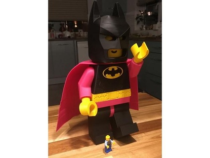 batman 700 pchelkaa jouets Jeux figure géant figurine lego 3d print model - Mito3D
