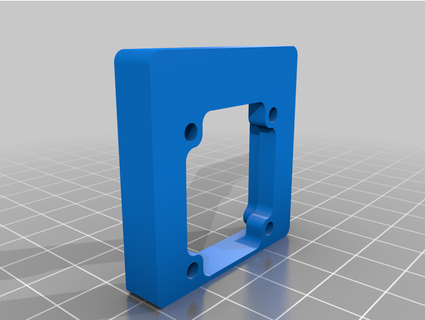 3010 4010 4020 hayran adaptör yıkamak 3D yazıcı parçalar mavi ed3v6 ağaçlar 3d print model - Mito3D