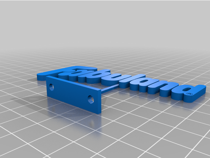 lego fabuland fabufan signe bonsaïlyte DIY brique jouet 3d print model - Mito3D