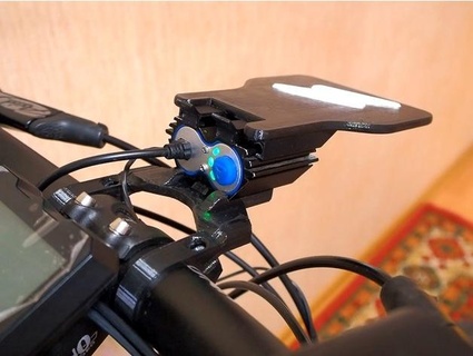 bicicletta luce visiera tempesta solare x2 1mrf sport all'aperto 3d print model - Mito3D