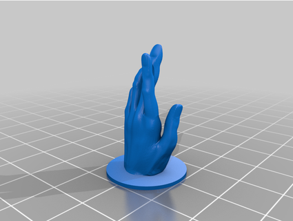 hand ring stand arlo89 Jewelry rings 3d print model - Mito3D