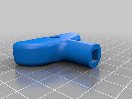 babero grifo detentor llave cuadrado agua reemplazo jhermsen partes 3d print model - Mito3D