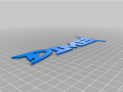 dime logo silhouette2 joeshread 3D stampa 3d print model - Mito3D