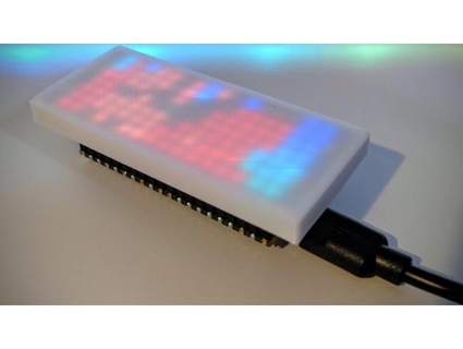 pimoroni frambuesa pi pico unicornio paquete LED difusor irisdisalfa electrónica 3d print model - Mito3D
