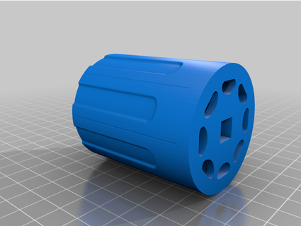 nerf hammershot 8 shot cylinder zdep 3D Printing 3d print model - Mito3D