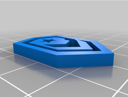 starcraft terran domination porte clés muleluku 3d print model - Mito3D