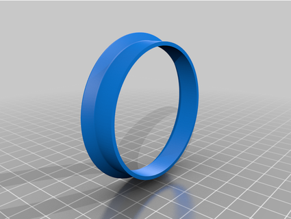 hubcentric ring 566 - 601 mm macho666666 Parts 3d print model - Mito3D