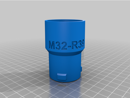 osvac adapter m32-r39 r44 agarthand DIY ossso vacuum workshop 3d print model - Mito3D