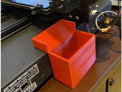 tenlog trash ramp lslblues2 3D Printer Accessories trashcan waste 3d print model - Mito3D