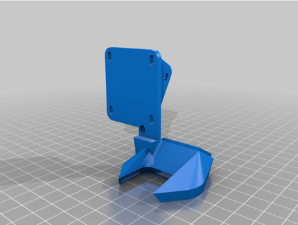 ventilador capa para Hemera volcan ventilateur canal control3d 3D imprimante accessoires 3d print model - Mito3D