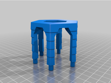 Gravitrax kompatibel stapelbar Abstandshalter sonniger kaktus 3d print model - Mito3D