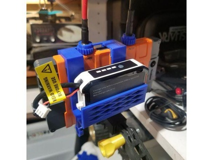 tiburón gordo transformador batería soporte bonsailita r c vehiculos fpv montar cámara 3d print model - Mito3D