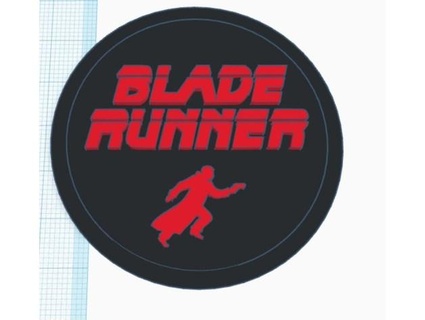 4 blade runner modular logo inserts rkxone Accessories 3d print model - Mito3D