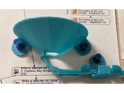 Wandschienen beginnend Tasse tylerecouture Ingenieurwesen 3d print model - Mito3D